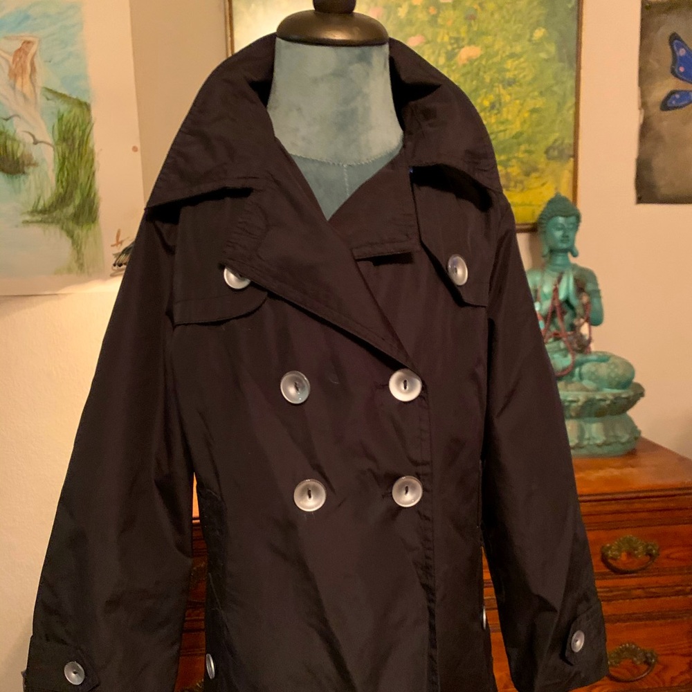 London Fog nylon raincoat